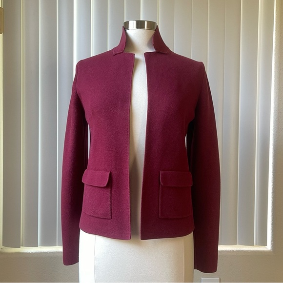 Banana Republic Cropped Heavy Thick Sweater Blazer Size: XS - Picture 3 of 13